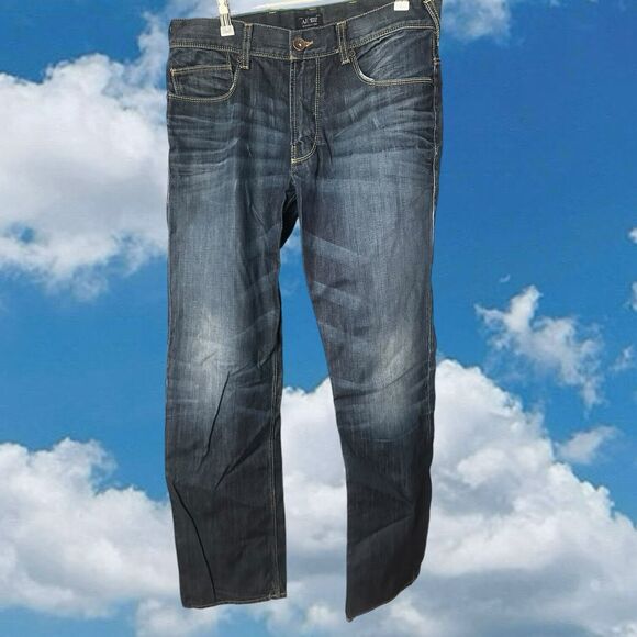 Armani Jeans J15 Regular Blue Jeans Mens Size 33x34 Cotton